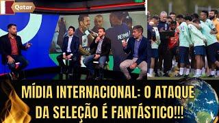 Mídia Internacional Fala Dos Atacantes Do Brasil #Brasil #seleçãobrasileira #Neymar #viniciusjr