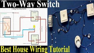 Paano Lagyan ng Dalawang Control Switch ang Isang Bulb o Ilaw sa Bahay Gamit ang 2-Way Switch