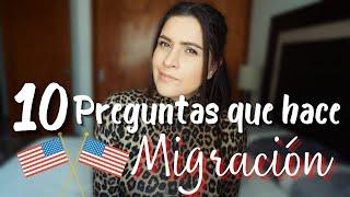 Que PREGUNTAS hace MIGRACION para entrar a ESTADOS UNIDOS? |VIAJE EN AVION |TIPS DE VIAJE|