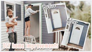 EASY & AFFORDABLE DIY HOME IMPROVEMENTS | revamping our mobile home!