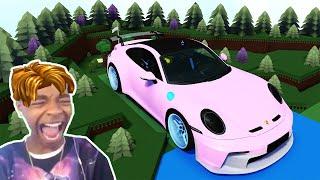 Roblox BUILD A BOAT Funny Moments Memes (PINK BUGGATI)