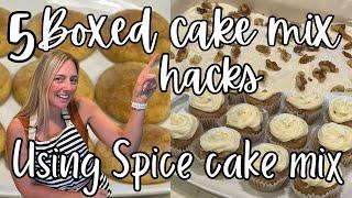 5 Amazing SPICE CAKE MIX RECIPES that will Blow Your MIND! | Doctored-Up Box Cake Mix Recipes