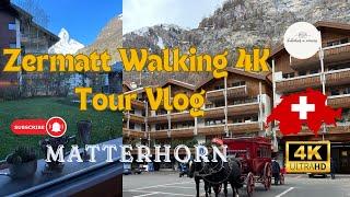 Zermatt  Walking 4K Tour Vlog | The Most Beautiful Village in the World | Shutterbug in Norway