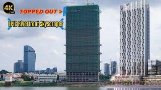 EPIC Riverfront Skyscraper in Phnom Penh | Yuetai Harbour 3A Update