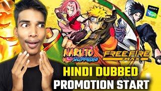 Naruto Shippuden Hindi Dub Season 6 promotion On Free Fire!! Naruto Shippuden in Hindi on Sony Yay