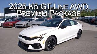 New 2025 Kia K5 GT-Line AWD Premium Package at Parkside Kia