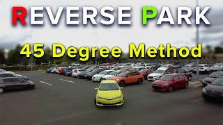 How to Reverse Park in the Parking Spot Using a 45 Degree Method