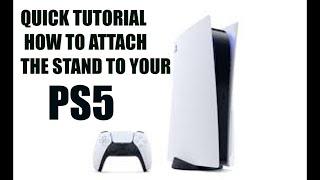 HOW TO ATTACH YOUR PS5 STAND QUICK TUTORIAL #SHORTS #Youtubeshorts