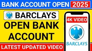 how to open barclays bank account online in uk 2025 | barclays open bank account online