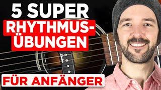 Sofort besser spielen dank dieser Rhythmusübungen - einfach Gitarre spielen lernen