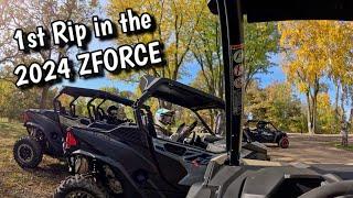 1st Ride in the 2024 CFMOTO ZFORCE Sport 4 Seater | Ride Review