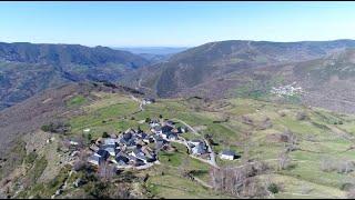 Un pueblo de montaña con encanto: Piornedo a vista de pájaro