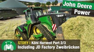 Köhl Harvest Pt 2/3 | John Deere Forage Harvesters | Zweibrücken Factory | Agricultural Contractors