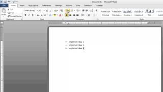 How to Insert and Change Bullets in Word