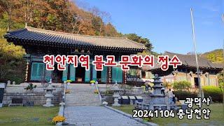 충남천안 불교 문화의 정수, 광덕사 | 20241104