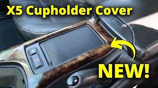 How to: E53 X5 Cupholder Cover Replacement Install