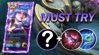 GUINEVERE BEST BUILD AND EMBLEM 2025! (MUST TRY) - Mobile Legends | MLBB