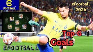 Efootball 2024 TOP 6 Goals | Best Top 6 Goals of the week | efootball PC 4k