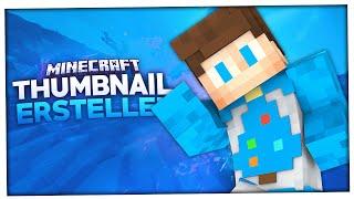 Minecraft THUMBNAIL TUTORIAL | Minecraft Thumbnail erstellen (Photoshop Tutorial) | BaumBlau