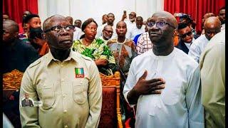 Okpebholo Leads APC Celebration To The Palace of The Oba of Benin, Oba Ewuare II - #EdoDecides2024