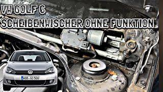 VW Golf 6 | Scheibenwischer ohne Funktion | Diagnose | Wischermotor & Wischergestänge ausbauen |