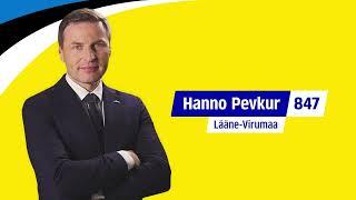 Hanno Pevkur nr 847 | Lääne-Virumaa