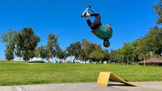 BACKFLIPPING THE WORLD'S SMALLEST RAMP