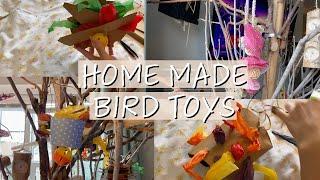 4 DIY Bird Toys | Easy Cheap Alternative to make at home