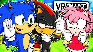 Movie Sonic & Shadow Meet Amy Rose! (VR Chat)