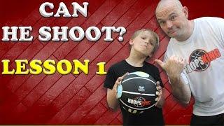 Can He Shoot? Practice 1 - How To Teach Child to Shoot Perfectly for a Kid
