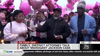 Family, district attorney talk about Mahogany Jackson case