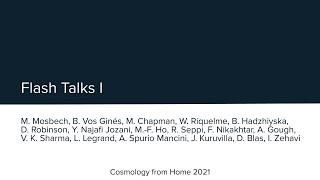 Flash Talks I | Cosmology from Home 2021