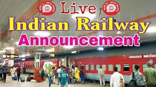 Live !! Popular Indian Railway Latest & Clear Train Announcement at New Delhi 2020 : Part 5