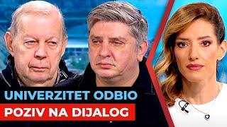 Univerzitet u Beogradu odbio poziv na dijalog | Nikola Tomić i Zoran Milivojević | URANAK1