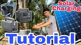 Paano i-Charge ang Power station sa Solar Panel