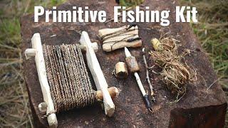 PRIMITIVE FISHING KIT. Making and Testing. Nettle cordage, Thorn Hooks, Bushcraft Survival Scotland