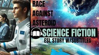 Animated Story Race Against Asteroid Advance Thriller Romance w/Subtitles