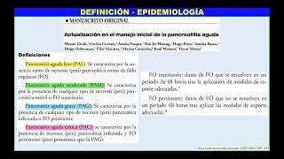 PANCREATITIS AGUDA