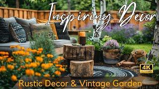 Finding Peace in Nature: Transforming Your Outdoor Space with Rustic Decor & Vintage Rustic Garden