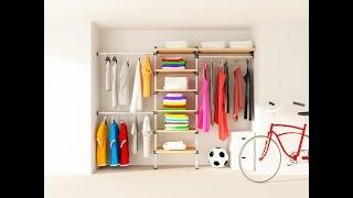 Railing Storage Module System for Wardrobe and Office