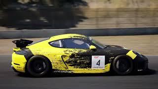 Assetto Corsa Competizione HotLap Porsche 718 Cayman GT4 Clubsport Raceway Laguna Seca USA!