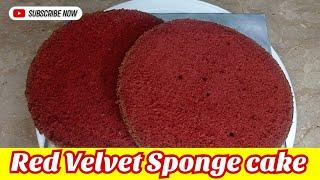 Red Velvet Sponge cake recipe | Sponge cake recipe | Red Valvat cake | homemade Red Valvet cake