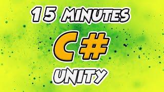 Learn C# Scripting for Unity in 15 Minutes (2024 Working)