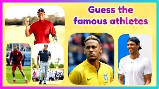 Guess the athlete | Guess the sports persons | World famous athletes' names with picture