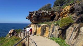 Bondi to Bronte coastal walk / Sydney Australia HD