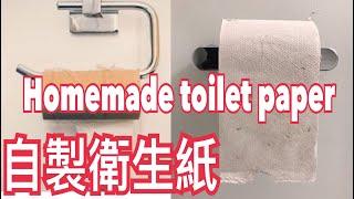 Homemade toilet paper 自製衛生紙