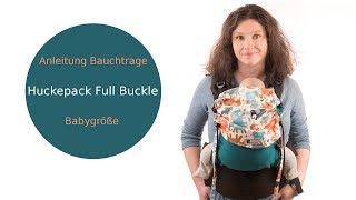 Huckepack Full Buckle in Babygröße - Bauchtrage