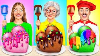أنا مقابل جدتي في تحدي تحضير الطعام | مواقف طعام مضحكة Multi DO Challenge