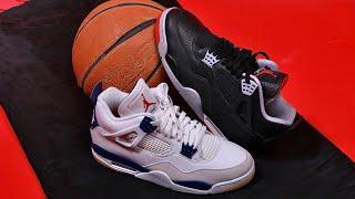 Nike SB Jordan 4 Navy | Side by Side Jordan 4 Bred