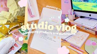 STUDIO VLOG  How I develop product ideas for my full-time etsy business